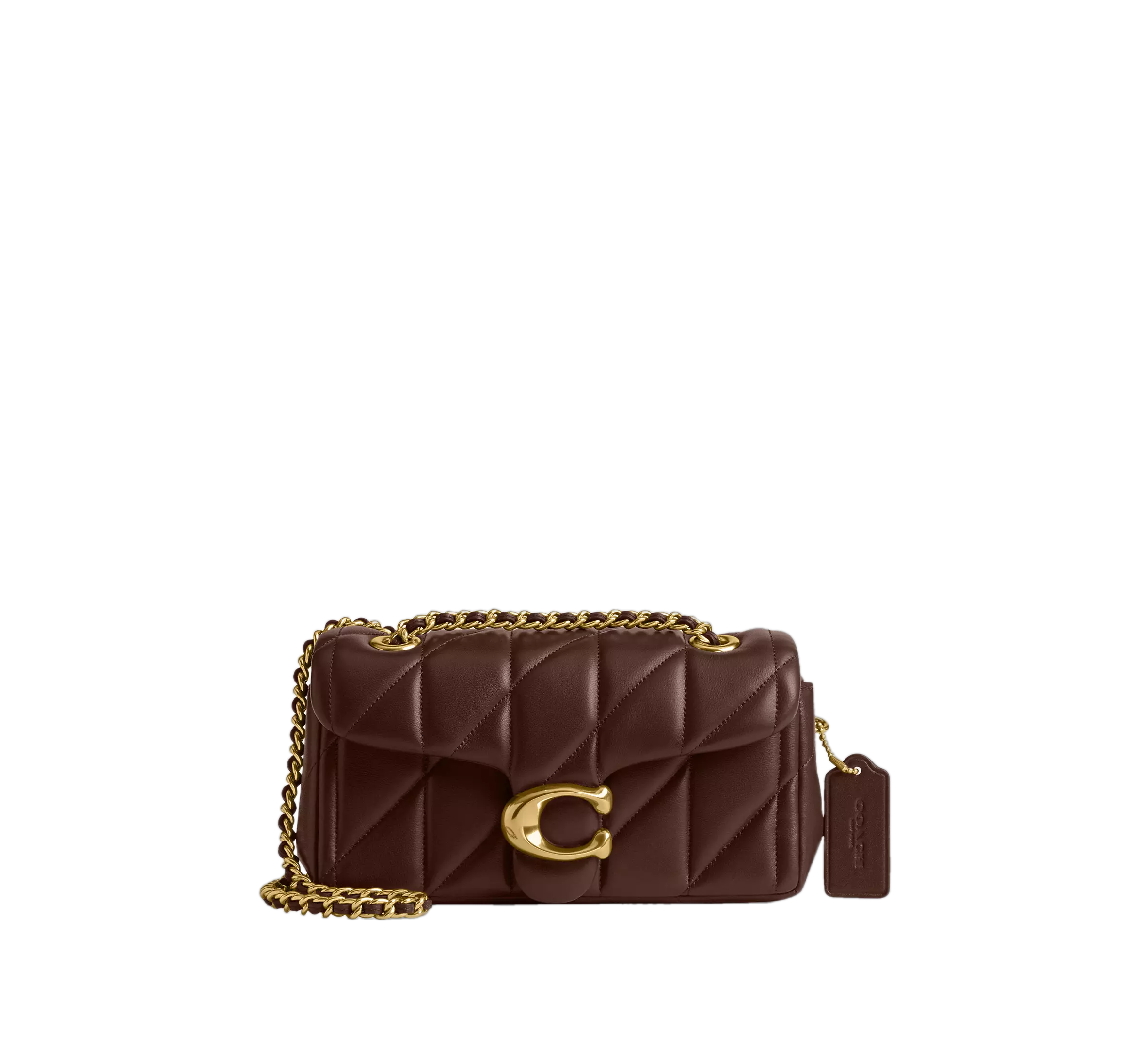 Coach Tabby Shoulder Bag 20 With Pillow Quilting smooth leather Brass Maple